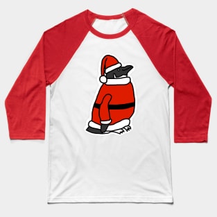 Cute Penguin dressed in Christmas as Santa Baseball T-Shirt